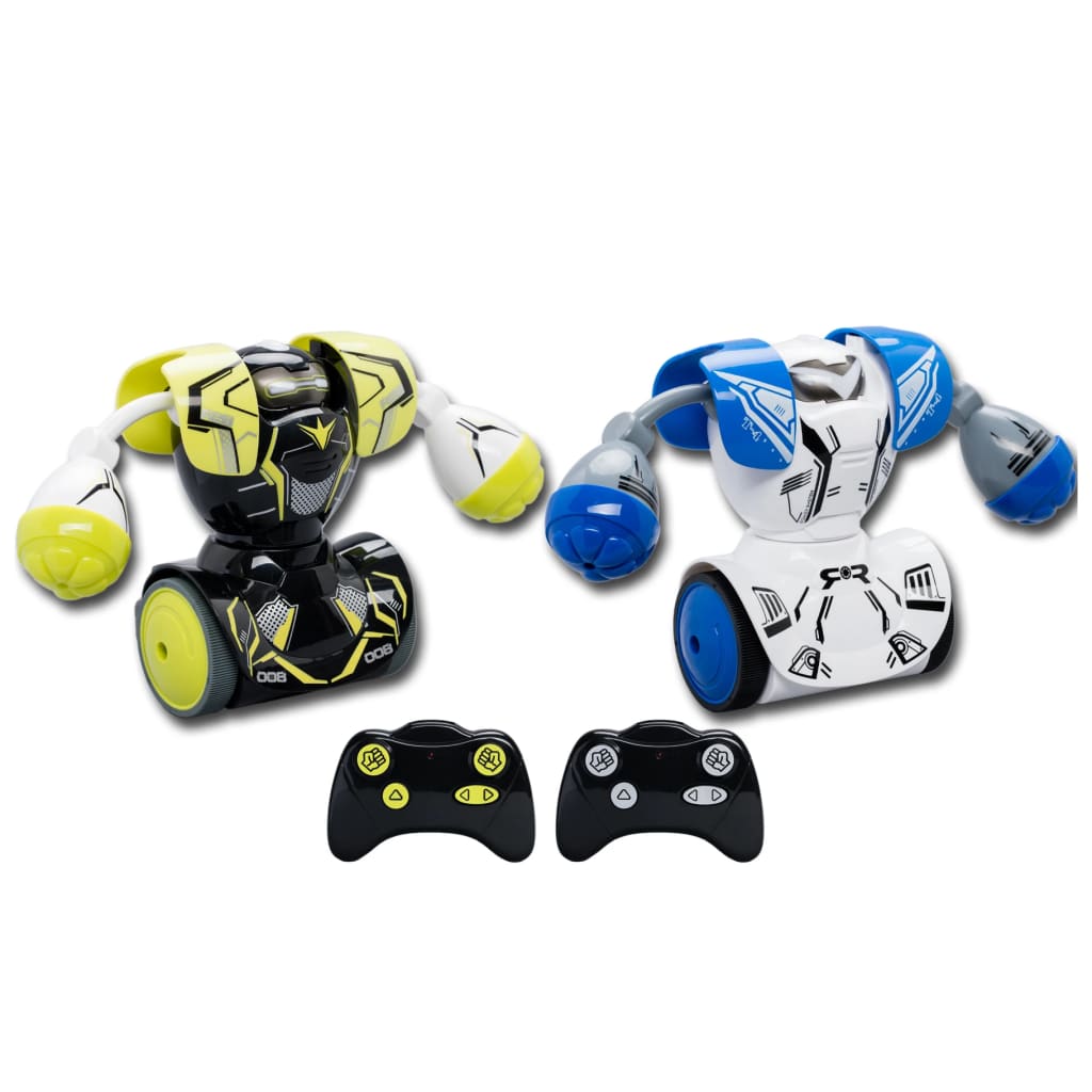SilverLit Robo Kombat Ballon Puncher 14 cm Set ferngesteuertes Spielzeug Roboter 