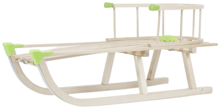 Plastkon Holzschlitten mit Rückenlehne 248144858