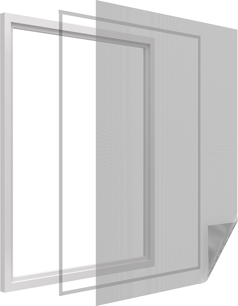 DILUMA Fliegengitter Aktion 5er Set 130 x 150 cm Anthrazit 27516