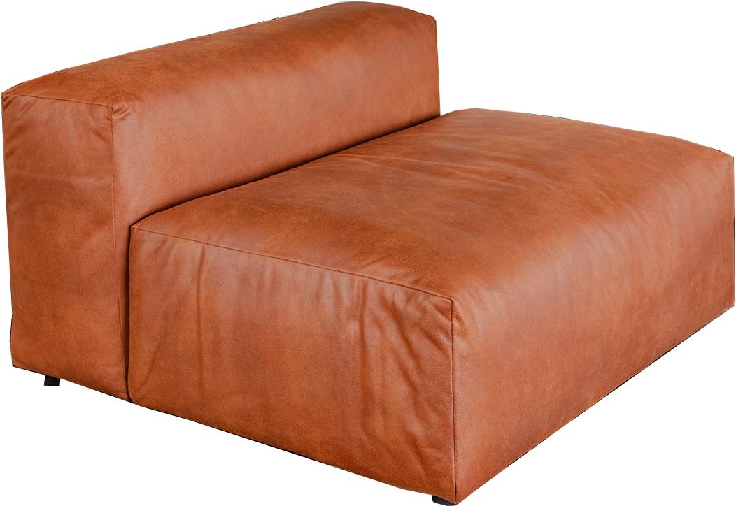 KAWOLA Sessel MIA Lederfaserstoff cognac KA385173F4