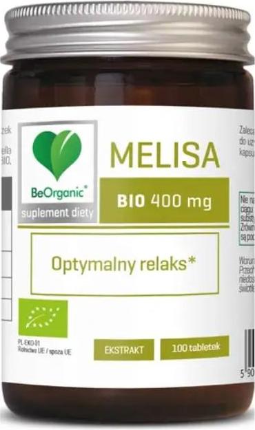 -ZITRONENMELISSENEXTRAKT (400 mg) 100 TABLETTEN – BE ORGANIC