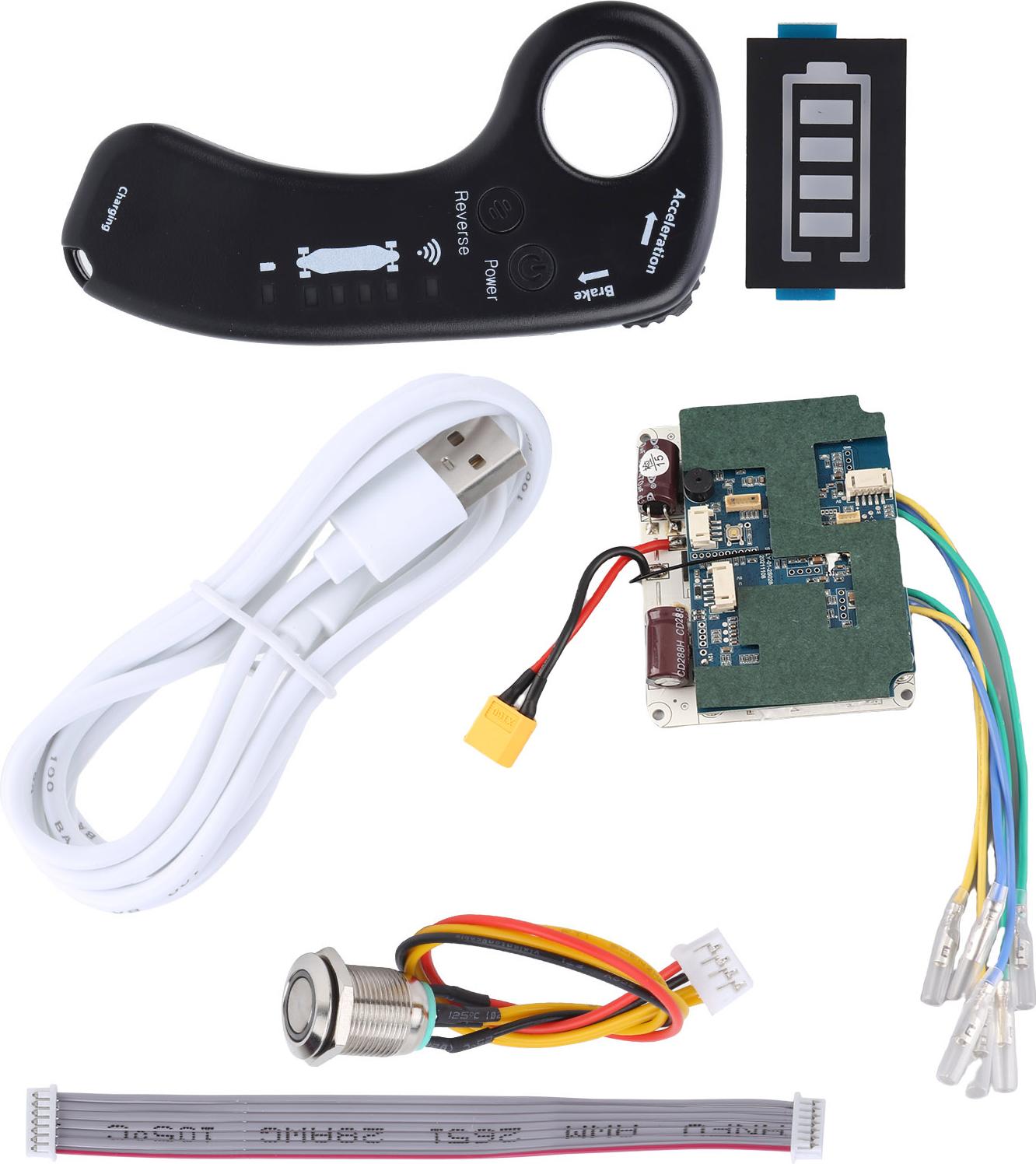 Cocosity 4-Rad Roller Controller Elektrische Roller Antriebssteuerung Fernbedienung Roller Steuerung Sinus-Doppelantrieb Nabenmotor-Bedienfeld ESC-Zubeh?r