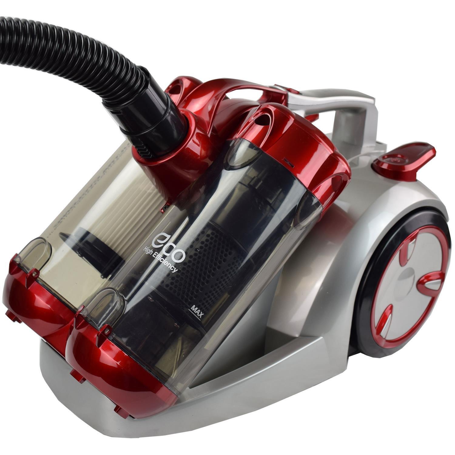 Bezvreckový vysávač Jarau | Cyklónový vysávač bez vrecka A-goods strieborný červený