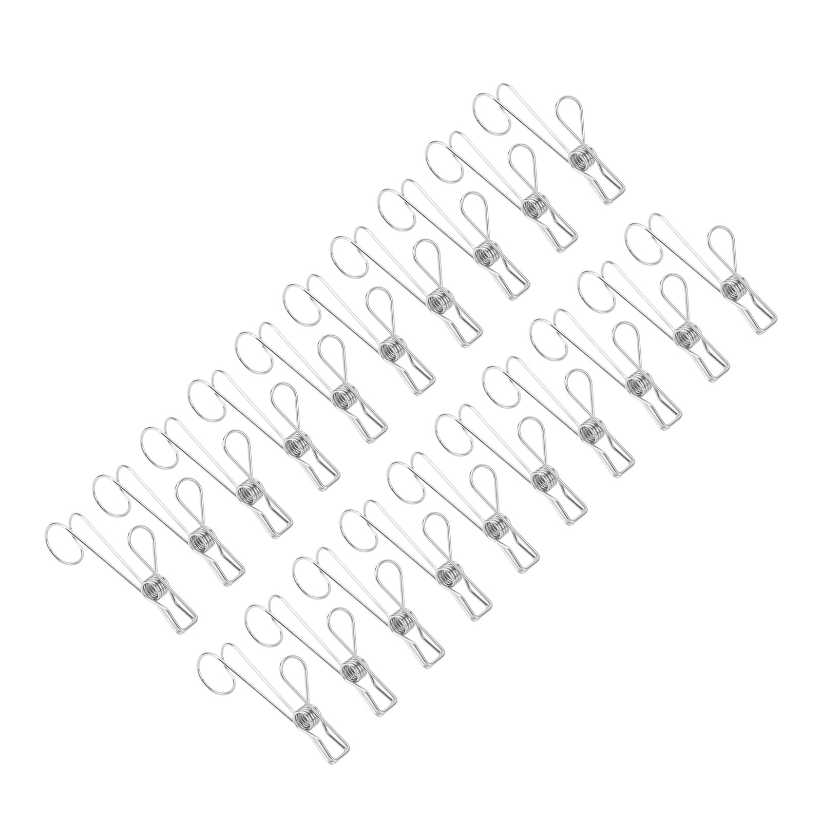 Cocosity Langer Schwanz Kleiderklammer,Kleiderklammer mit Haken,Edelstahl Kleiderklammer,Metall Kleiderklammer Haken,Kleidungsnadeln mit Haken,Langer Schwanz Drahtklammer mit Haken