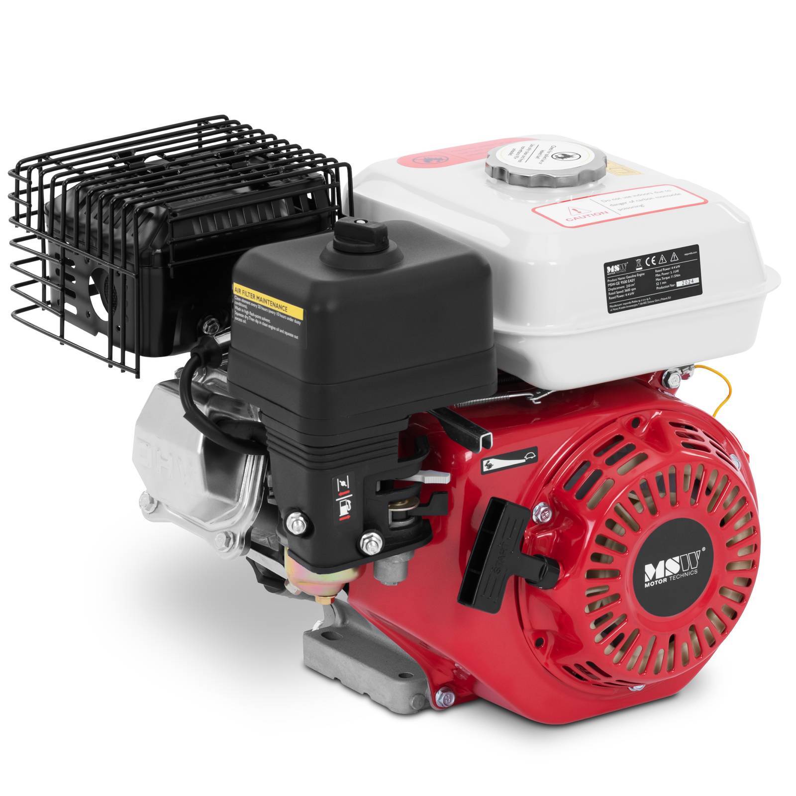 Expondo MSW 4-Takt-Motor - 9 PS - Einzylinder - Start per Seilzug MSW-GE 9500 EASY