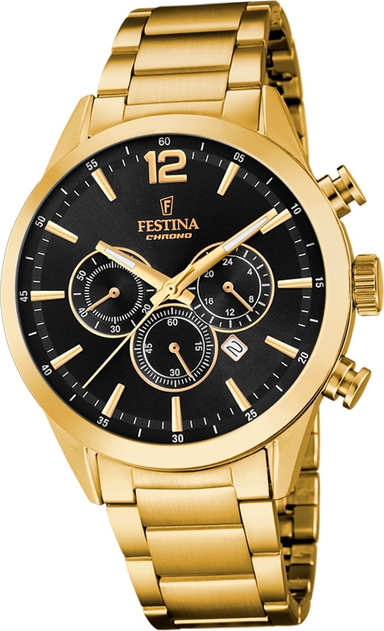 Festina - Náramkové hodinky - Pánske - Quartz - Nadčasový chronograf - F20633/3