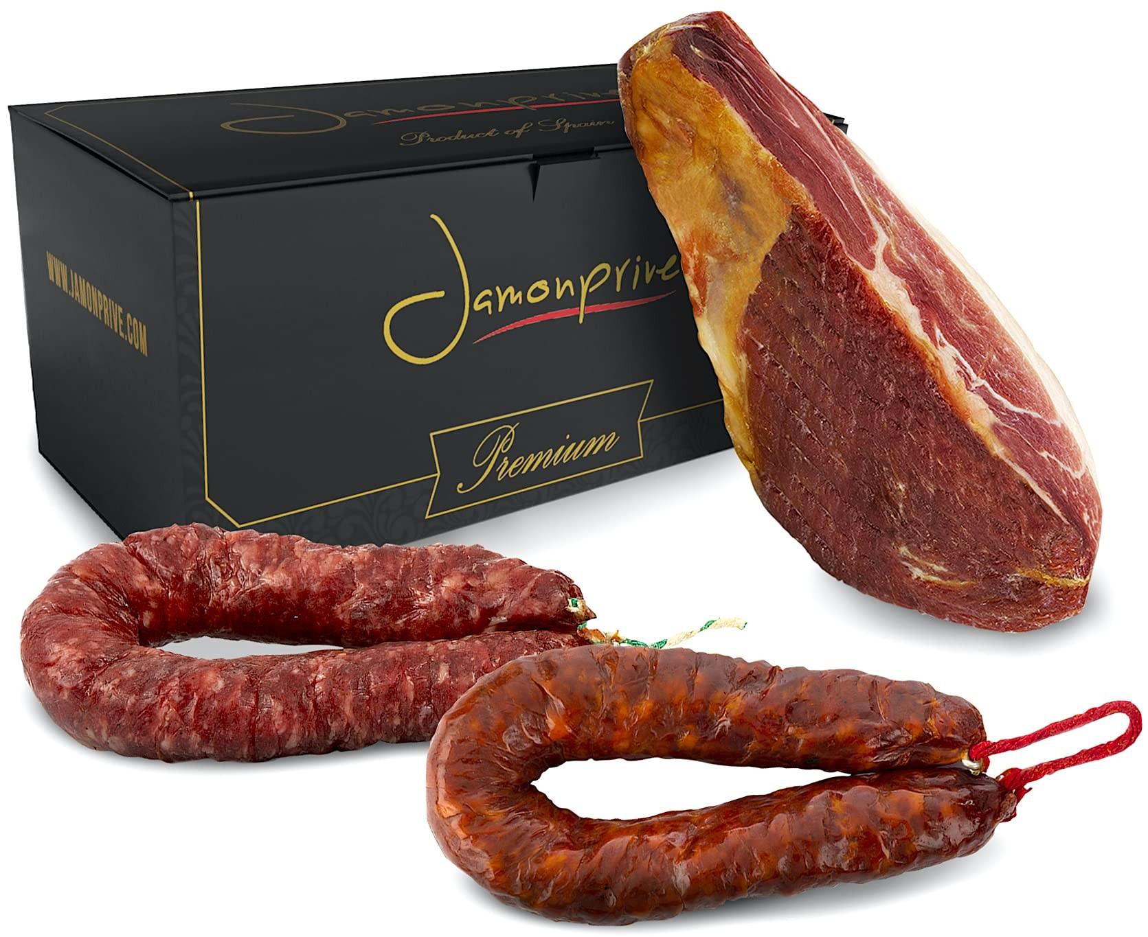 Merkloos Premium Serrano-Schinken mit Chorizo und Salami Set