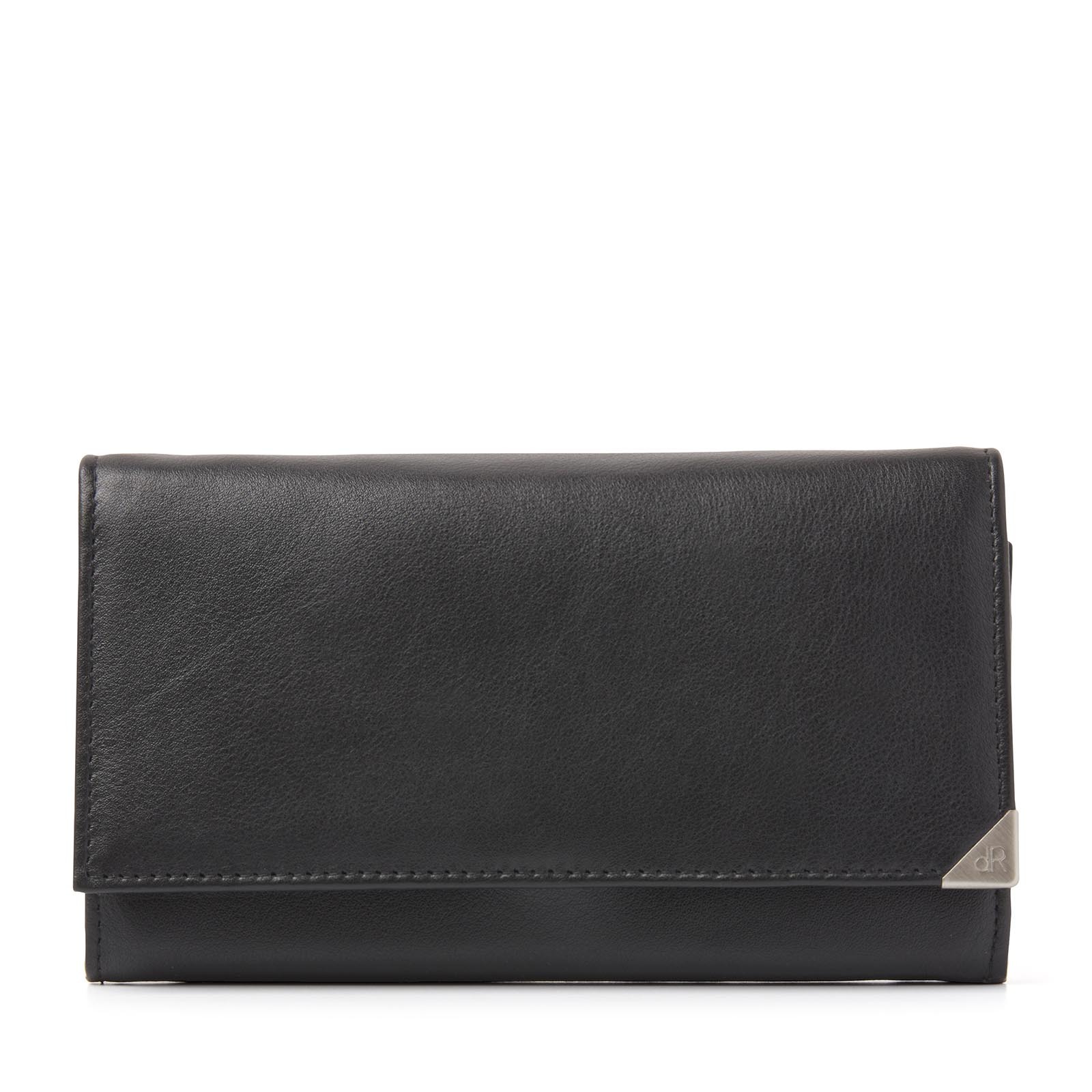dR Amsterdam Damenbrieftasche | Lederbrieftasche für Damen | Brieftasche Leder | Damenbrieftasche RFID | Münzen -Scheine Toronto - 15112 Black