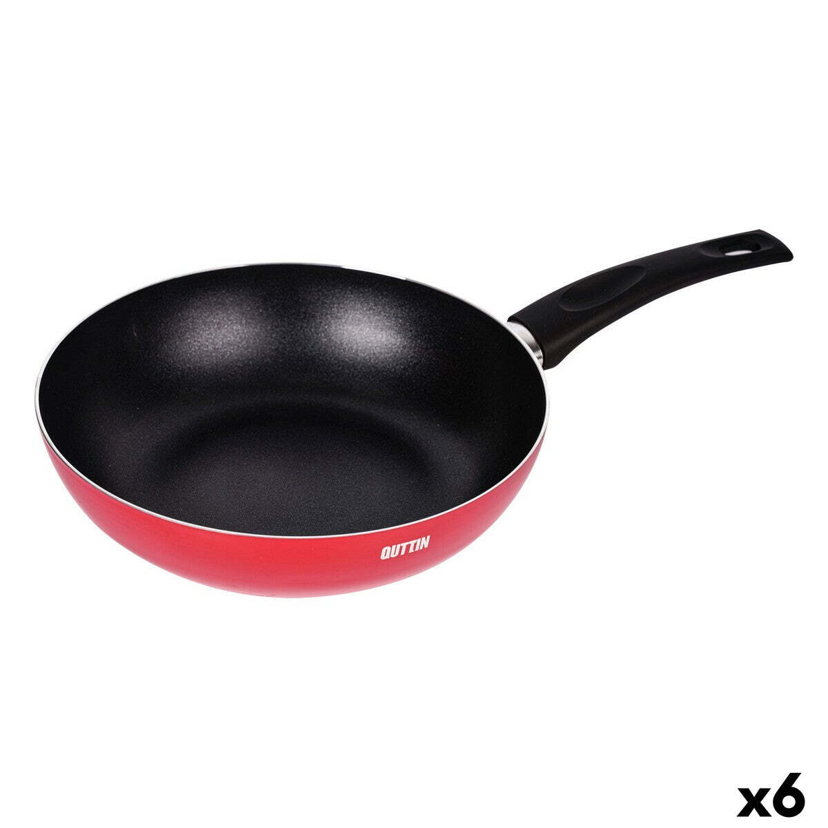 Wok-Pfanne quttin infinity rot 28,3 x 47 x 10 cm