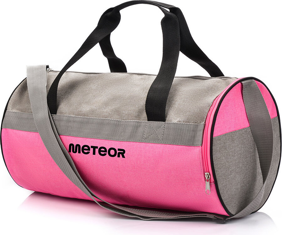 Sporttasche, Fitnesstasche, Trainingstasche Meteor Siggy 25L gray/rosa 74614
