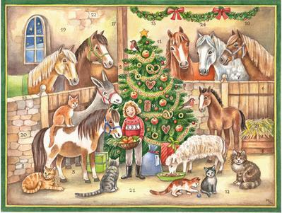 Adventný kalendár s motívom koní pre deti – 24 prekvapení