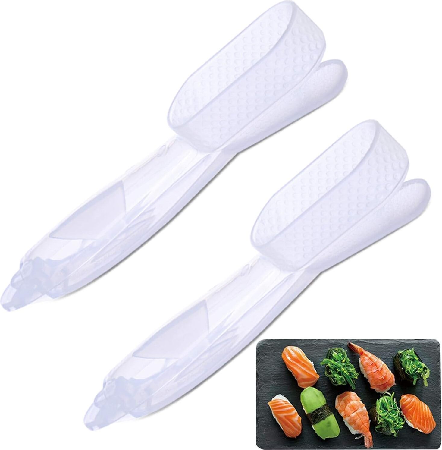 Mmgoqqt Werkzeuge für Sushi, Sushi-Form für Onigiri, DIY-Sushi-Maker-Form, Reisbällchen, Bento-Pressform für Sushi-Restaurants, japanische Küche, Homeoffice, Camping Kau-LA-25071-91