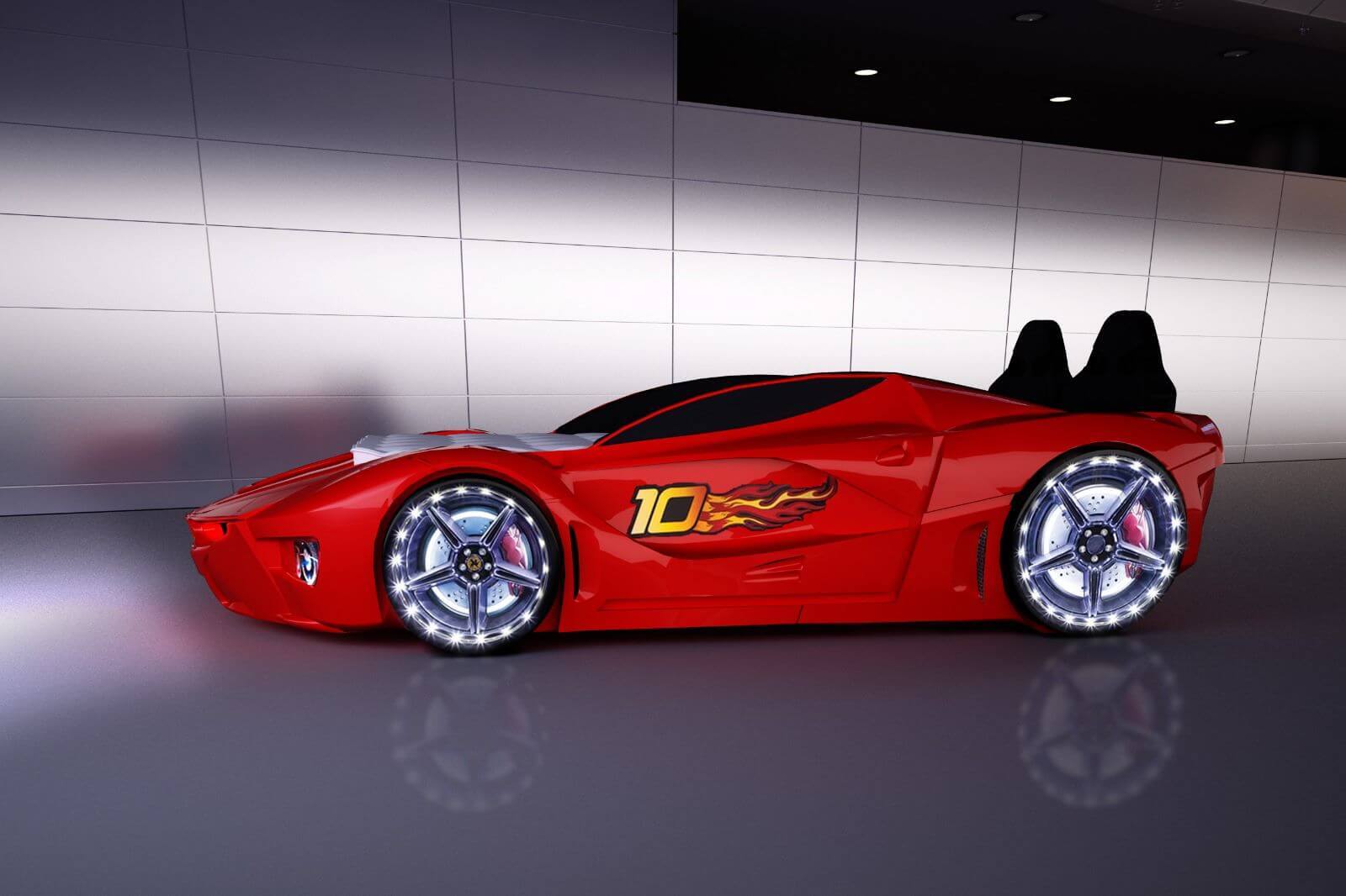 Autobett "Gts" in Rot