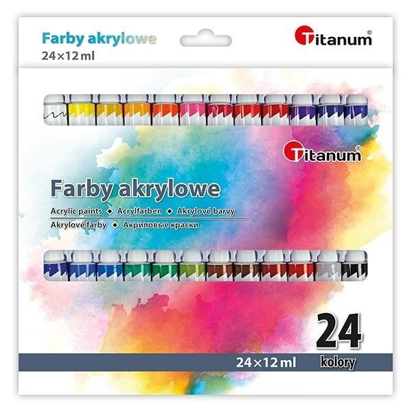 TITANUM Acrylfarben 24 Farben