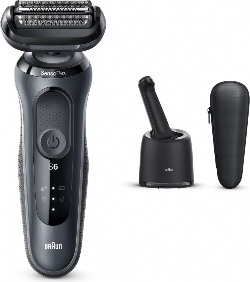 Braun Series 6 60-N7000cc Wet & Dry - holiaci strojček - sivý