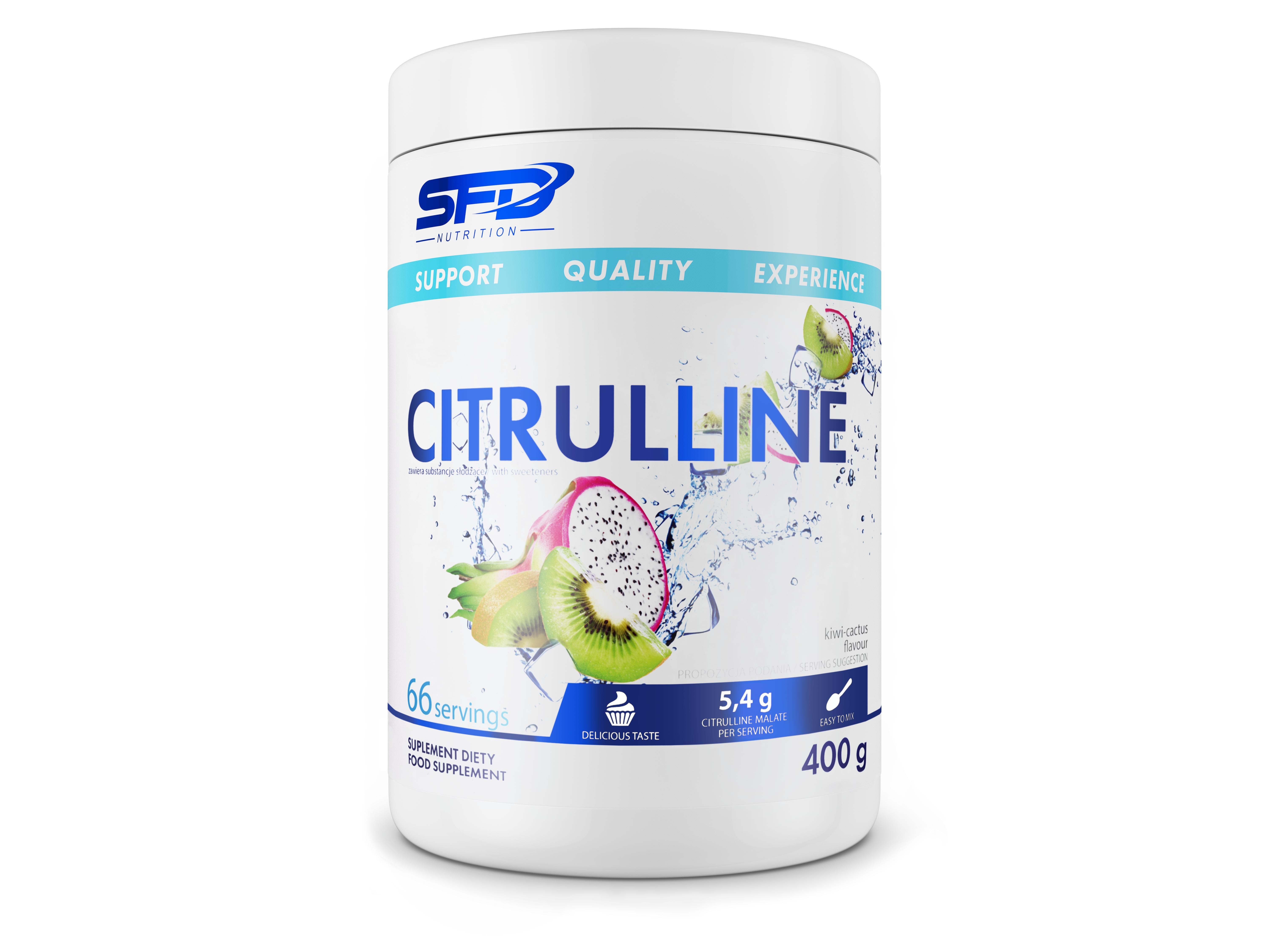 SFD Nutrition SFD Citrulline 400g Kiwi-Kaktus Citrullin Regeneration Muskelpumpe