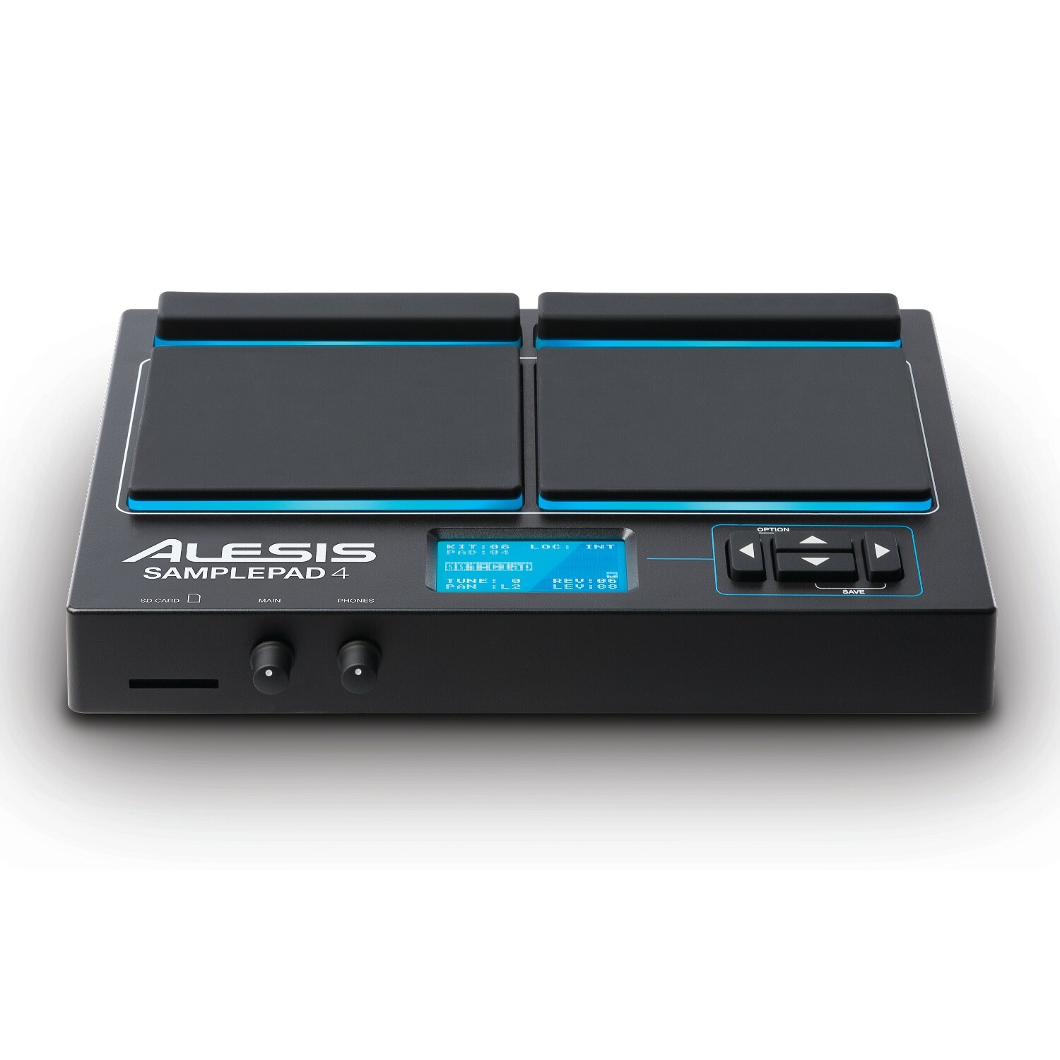 Alesis Sample Pad 4 - Kompaktes 4-Pad Percussion- und Sample-Triggering-Instrument SAMPLEPAD4XEU