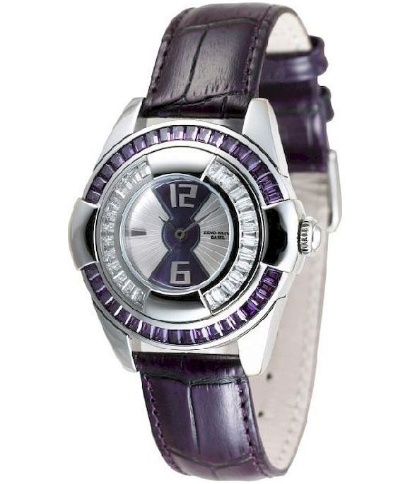 Zeno-Watch - Náramkové hodinky - Dámske - Lalique Lalique sivé - 6602Q-s3-10
