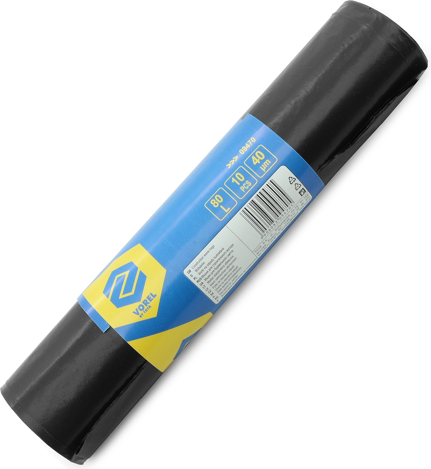 PADU Mülltüten 10 Stück 80 Liter Typ 09470