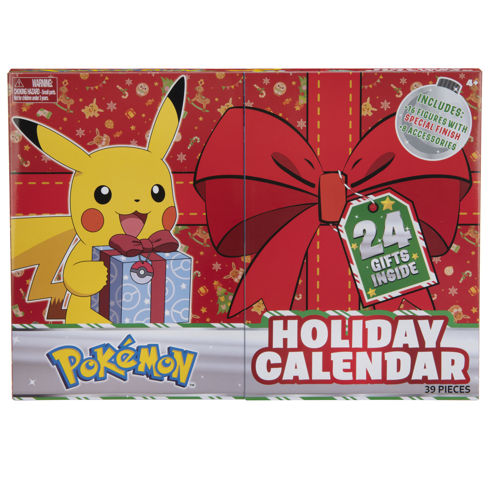 Pokemon Figuren Adventskalender 2020 Weinachts-Kalender Kinder-Spielzeug NEU 