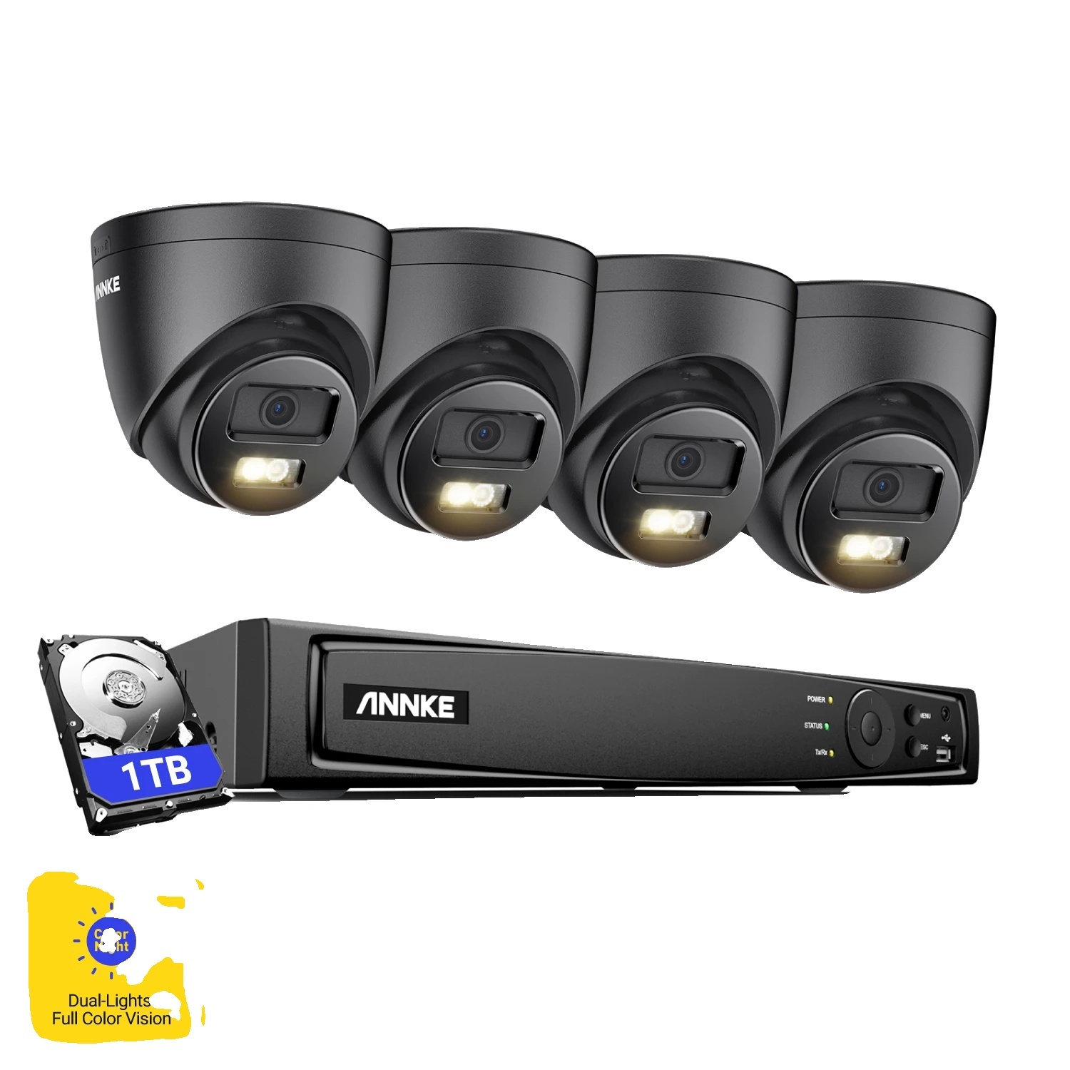 Bezpečnostný kamerový systém CCTV, technológia dvojitého osvetlenia, diaľkové monitorovanie, LILA