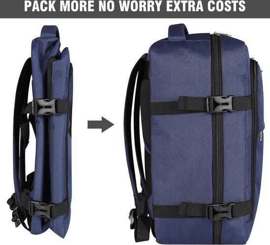 Famanu Handgepäck Rucksack für Ryanair - 40 x 20 x 25 cm, blau SHSHOP