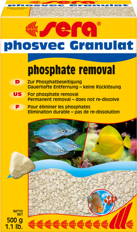 sera phosvec Granulat 500 g Filtermedium G-438