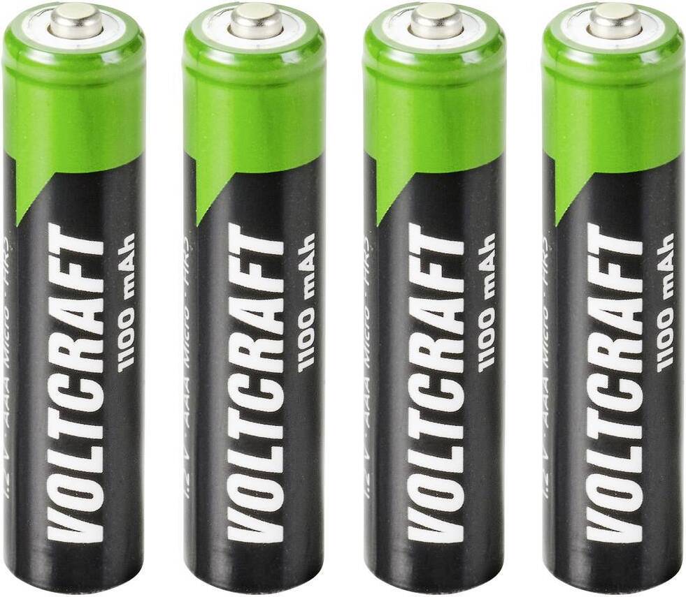 VOLTCRAFT HR03 Micro (AAA)-Akku NiMH 1100 mAh 1.2 V 4 St.