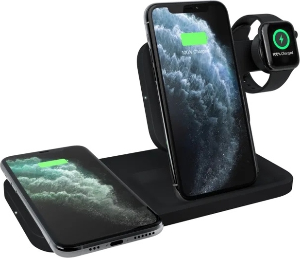 Logitech Powered 3-IN-1 DOCK pre telefóny iPhone AirPods Apple Watch Samsung LG Black