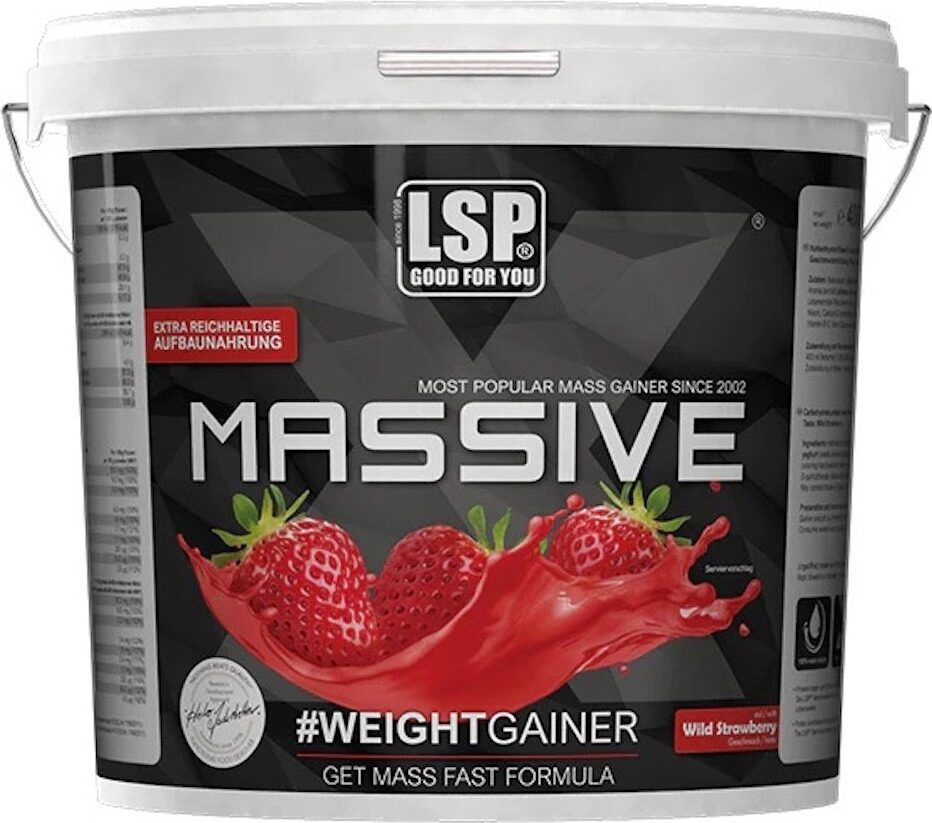 LSP MASSIVE X® Weight Gainer, WildStrawberry