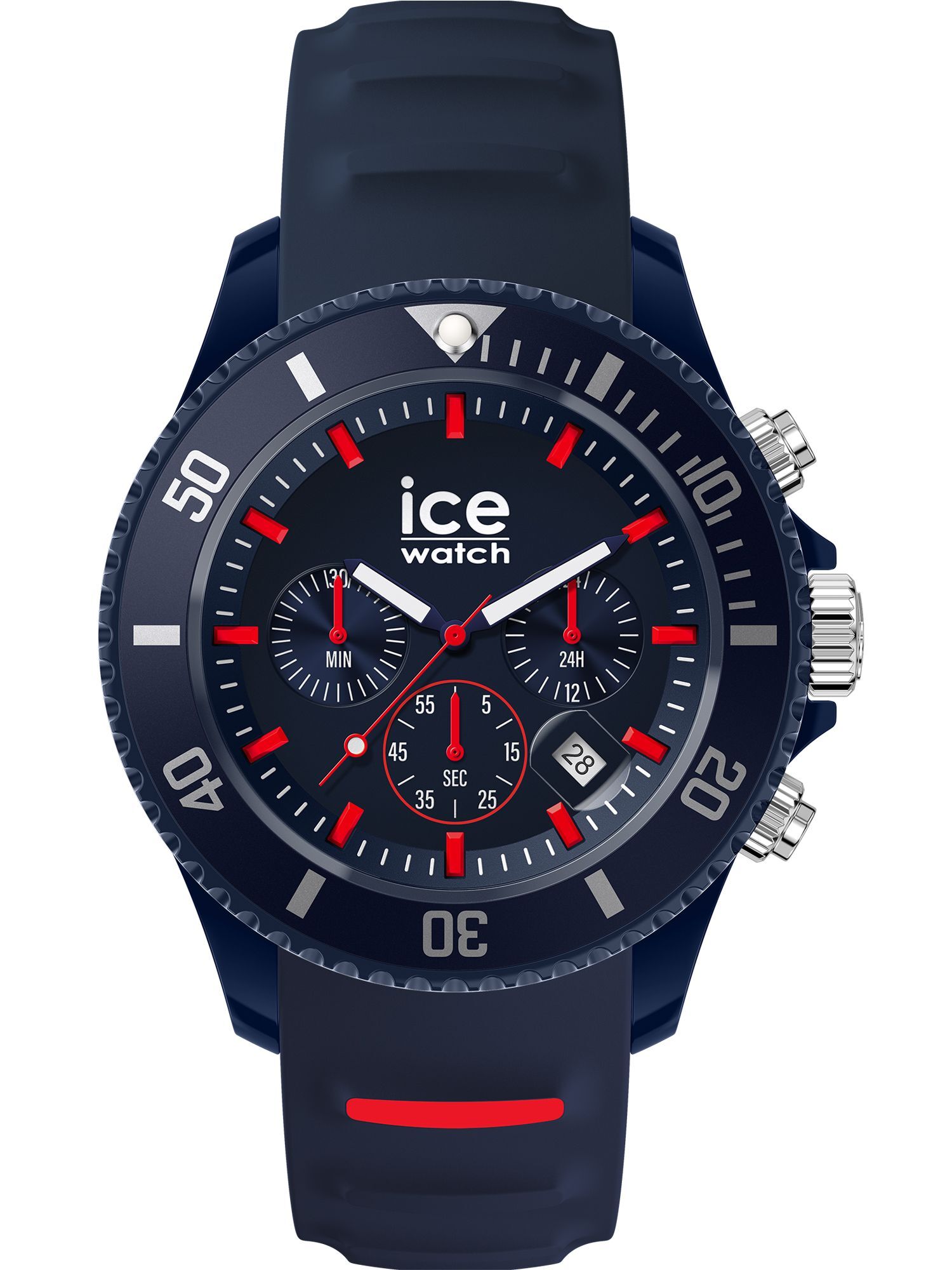 Ice-Watch 021425 Ice chrono dark blue medium Uhr Chrono Datum blau
