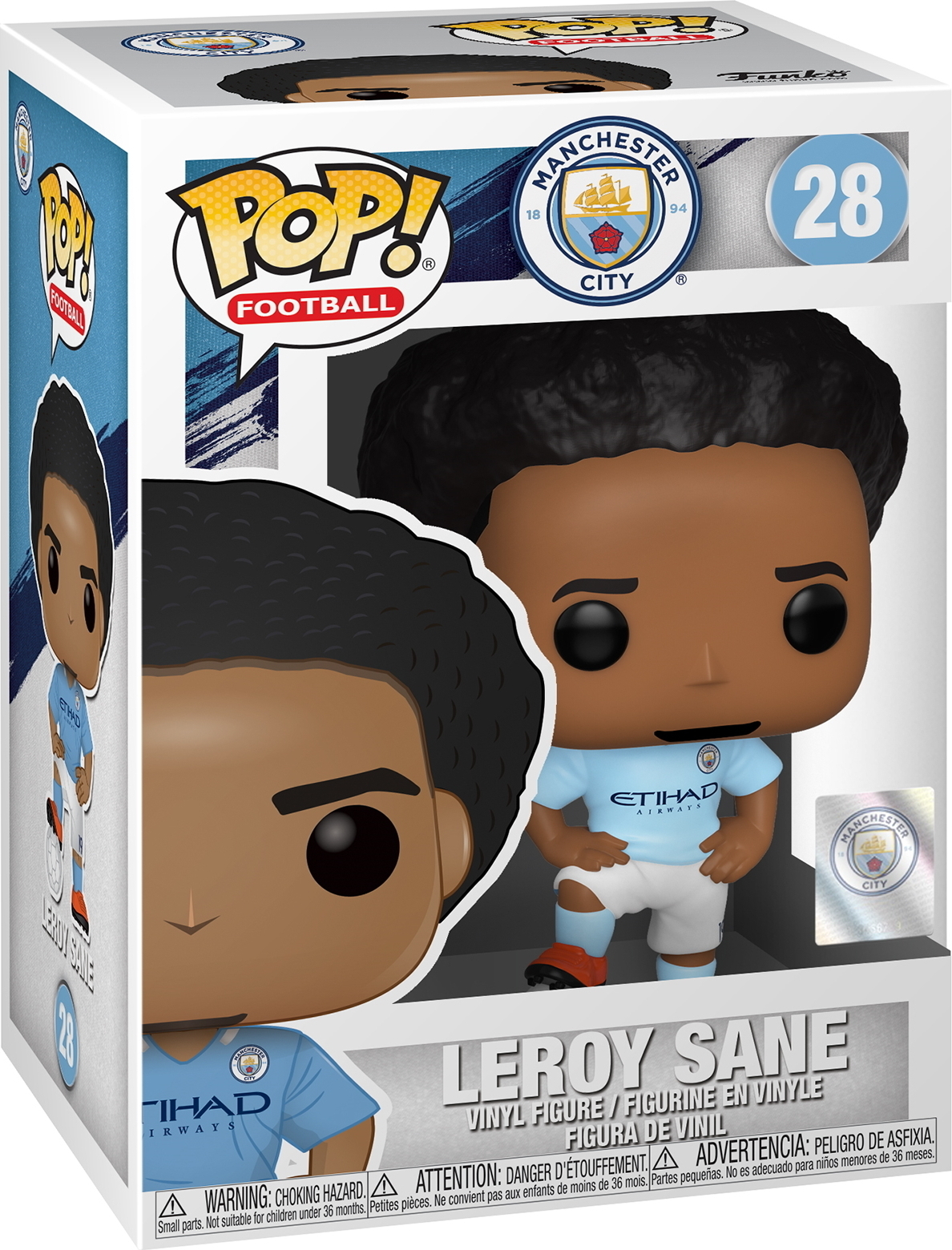 Manchester City - Leroy Sane 28 - Funko Pop! - Vinyl Figur 42790