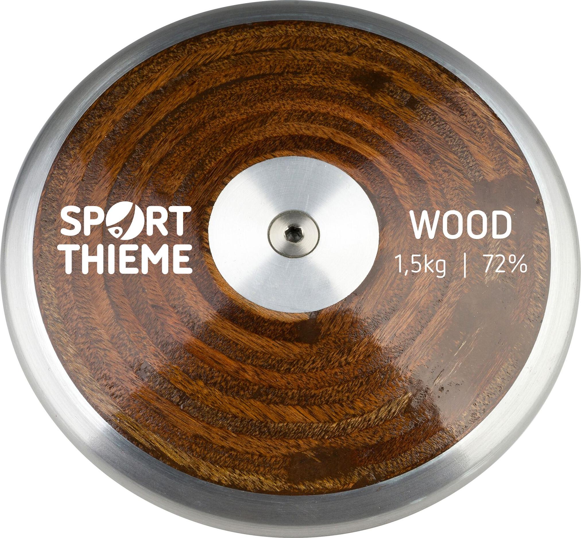 Sport-Thieme Wettkampfdiskus "Holz", 1,5 kg DI 40150