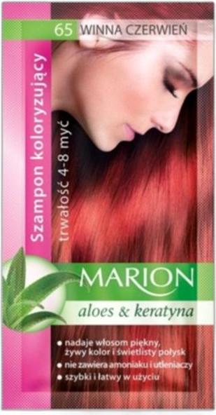 Marion Farbton Shampoo 65 Weinrot 40ml - Intensive Haarpflege