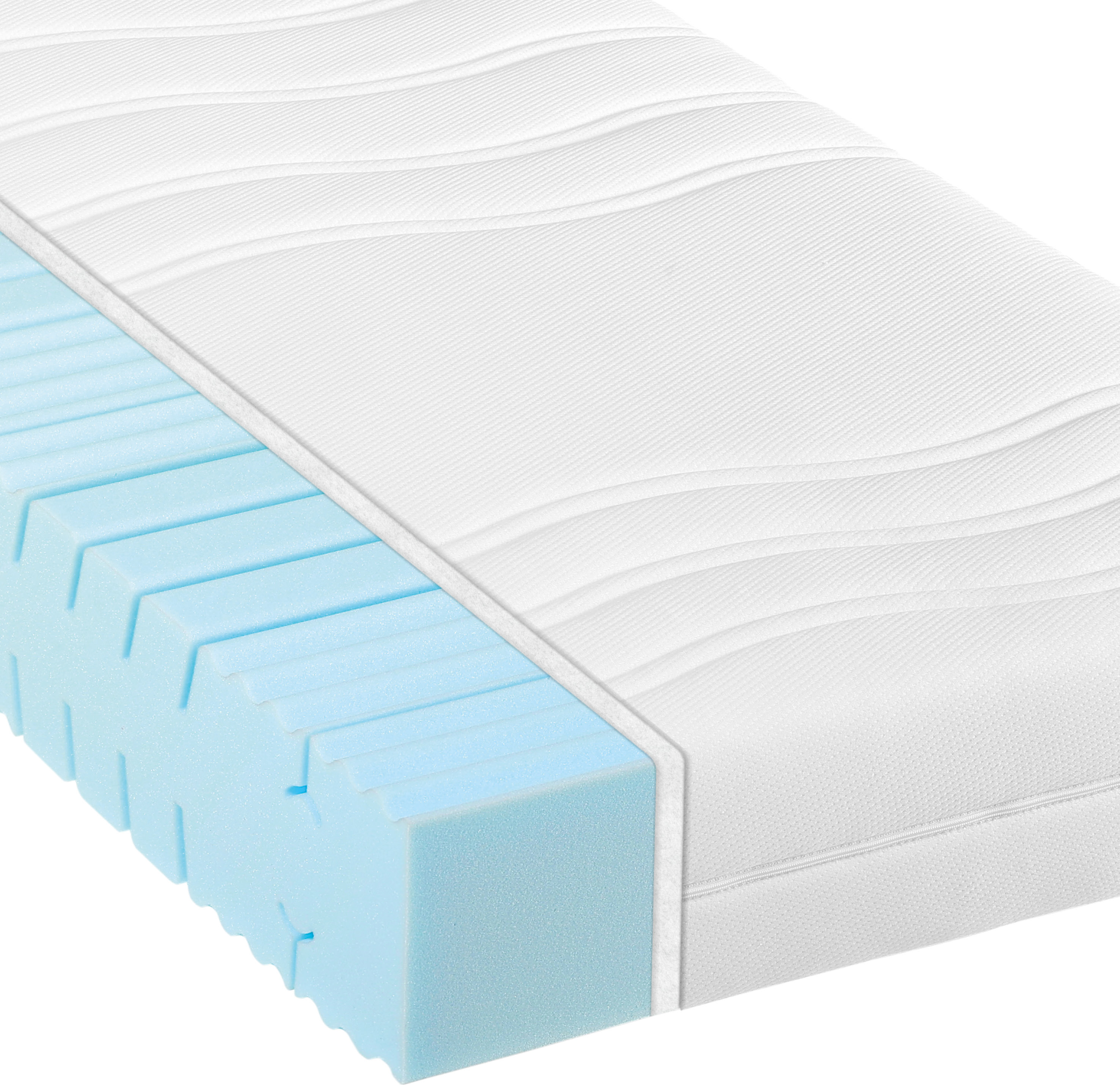 Kaltschaummatratze BeCo High Relax, 21 cm Komforthöhe, Germany - Härtegrad: H3 (80 kg - 120 kg), Größe: 180 x 200 cm MR200535