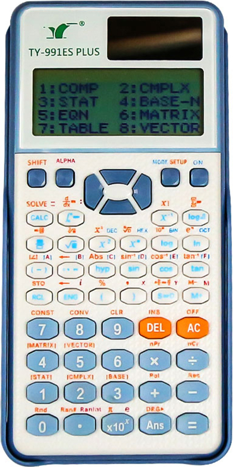 Cocosity Wissenschaftlicher Rechner,Mathe-Rechner,Taschenrechner,Graphischer Rechner,Taschenrechner klein,Büro-Rechner,Technischer Rechner,Rechner für das College,Rechner für das Büro TY-991ES