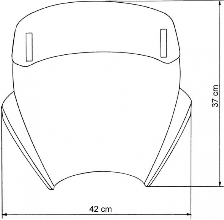 MRA VarioTouringscreen für NakedBikeVTNB - mit Spoiler 342-9000-00