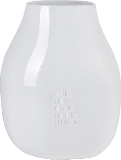 räder Freiform Vase "Glück" 5-sprachig