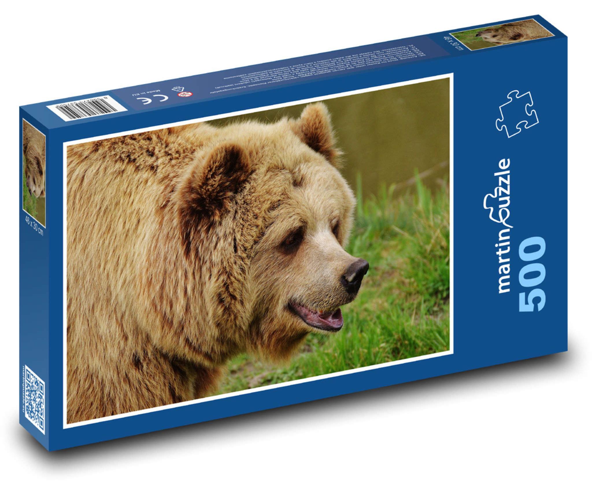 MCprint martinpuzzle - Puzzle 500 Teile - Bär im Zoo