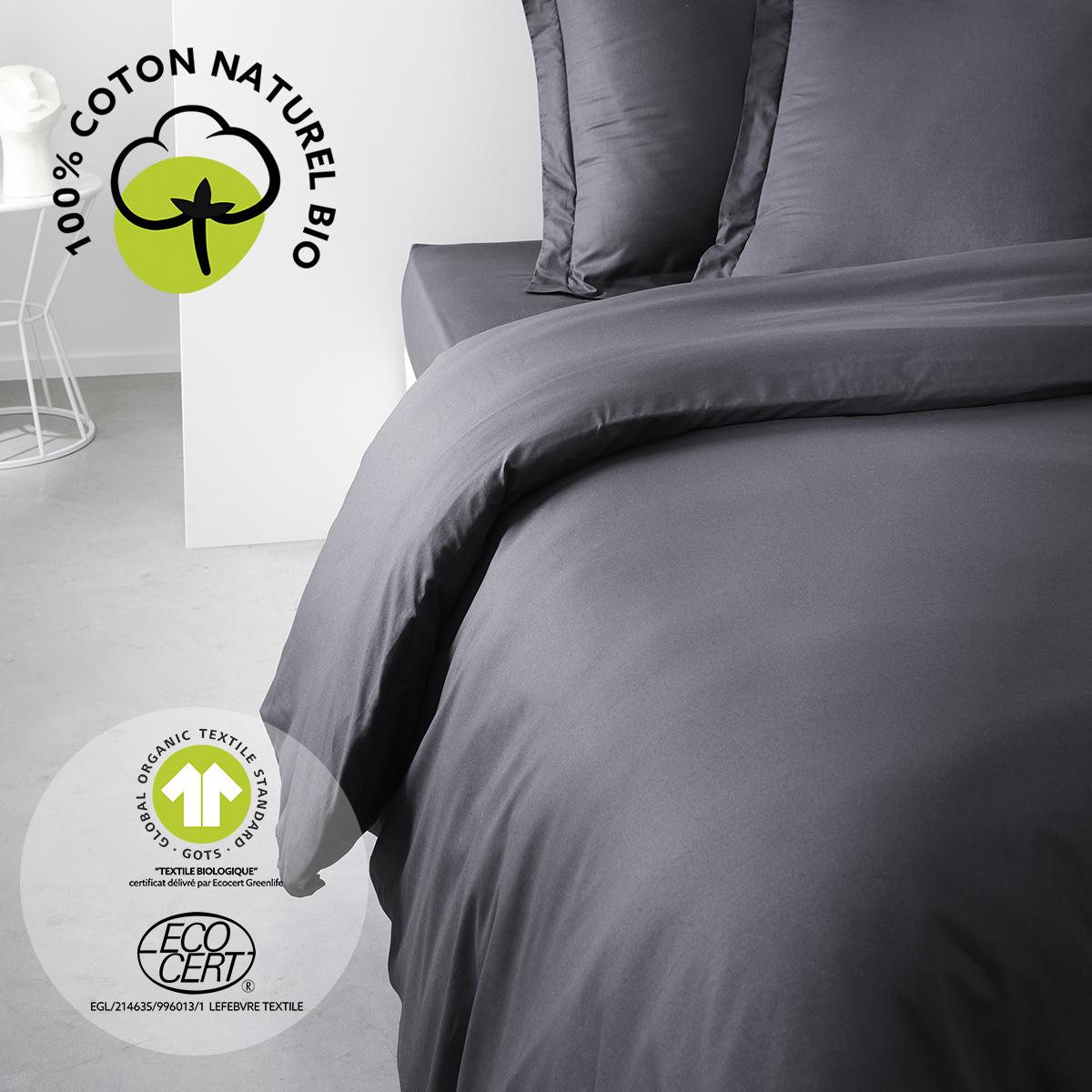 Lefebvre textile Einfarbiger Bettbezug ORGANIC 351253