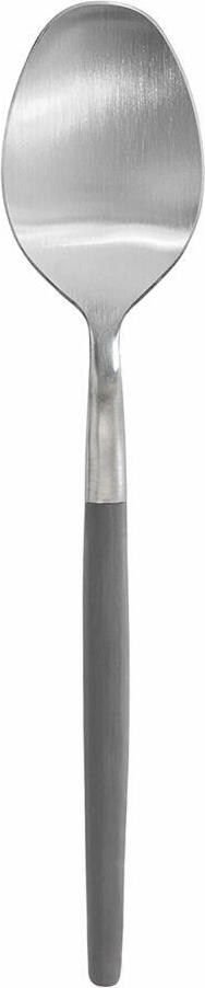 Blomus Löffel Maxime, Speiselöffel, Besteck, Edelstahl matt, Kunststoff, Sharkskin, 64125