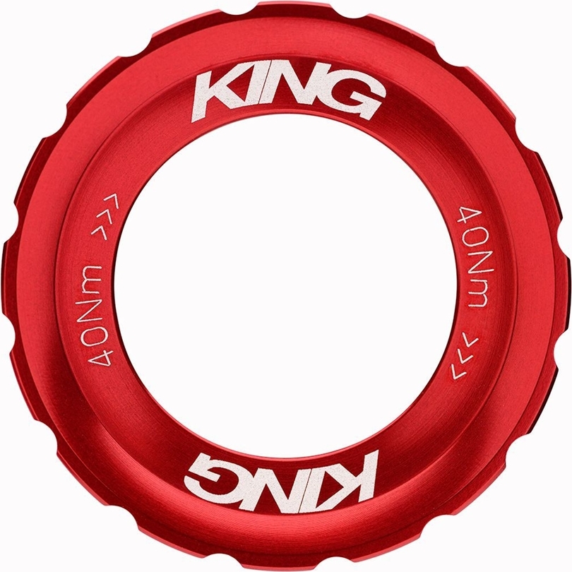 Chris King Centerlock Lockring, External Spline, red JBAR1