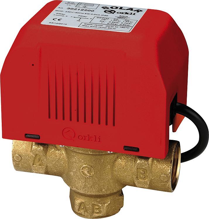 Orkli Drei-Wege Zonenventil 1 Zoll Innengewinde Solar Solaranlage Solarthermie 9700920