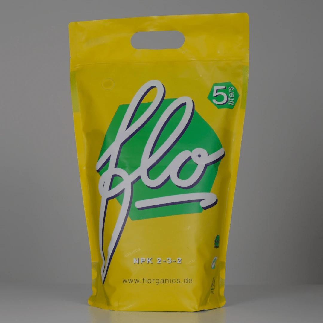 Florganics FLO - All-In-One NPK-Dünger mit lebendigen Mikroorganismen, 25 Liter