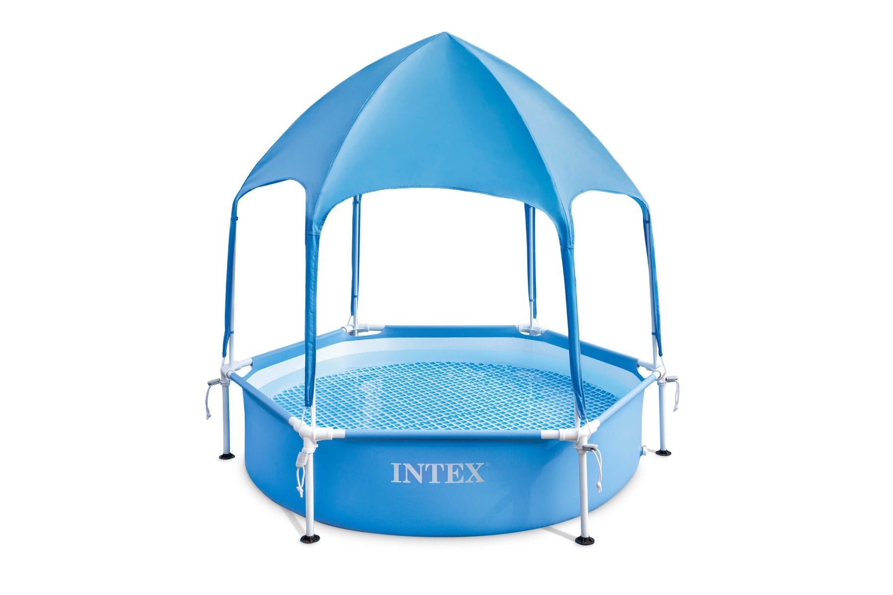 INTEX 28209NP - Bazén s kovovým rámom a ohrádkou (183x38cm) s rozprašovačom vody Detský bazén Brodítko