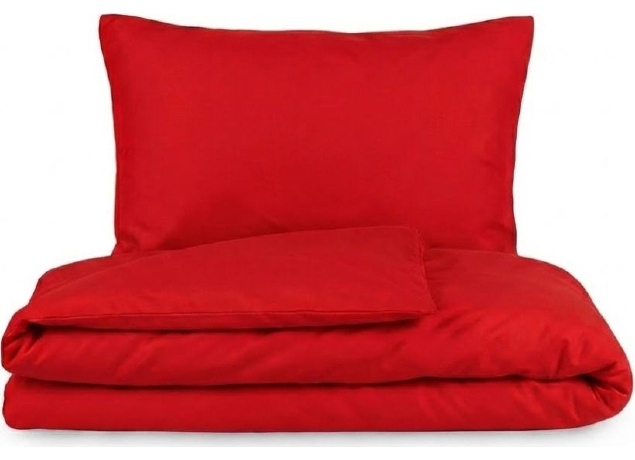 KVALITEX Baumwollbettwäsche rot 2020101110Z