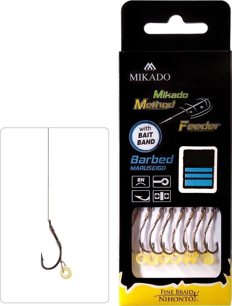Mikado Method Feeder Rig mit Gummi geflochtene Gr.12 HMFB211G-12