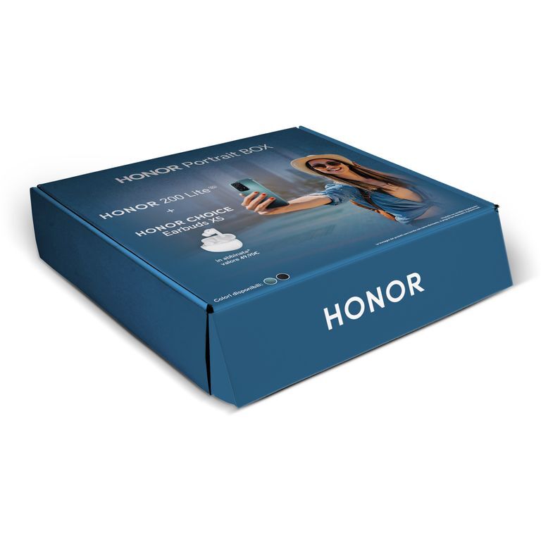 Honor 200 Lite 5G + slúchadlá X5 17 cm (6,7") dual SIM Android 14 USB tipo-C 8 GB 256 GB 4500 mAh Nero