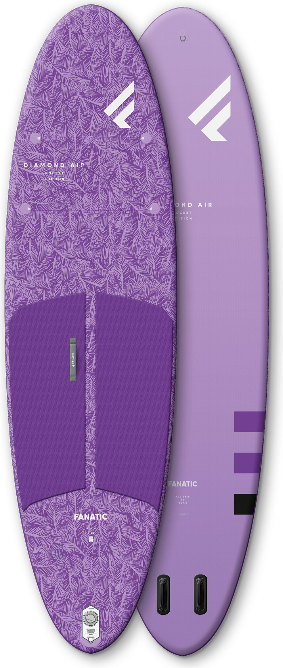 Paddleboard Fanatic Diamond Air Pocket 10'4" purple 13210-1163 10'4"