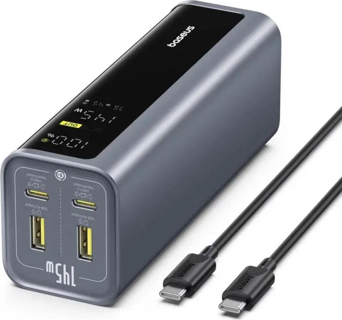 Powerbank Baseus EnerGeek GP12 145W 20800mAh Preto YG01010000151